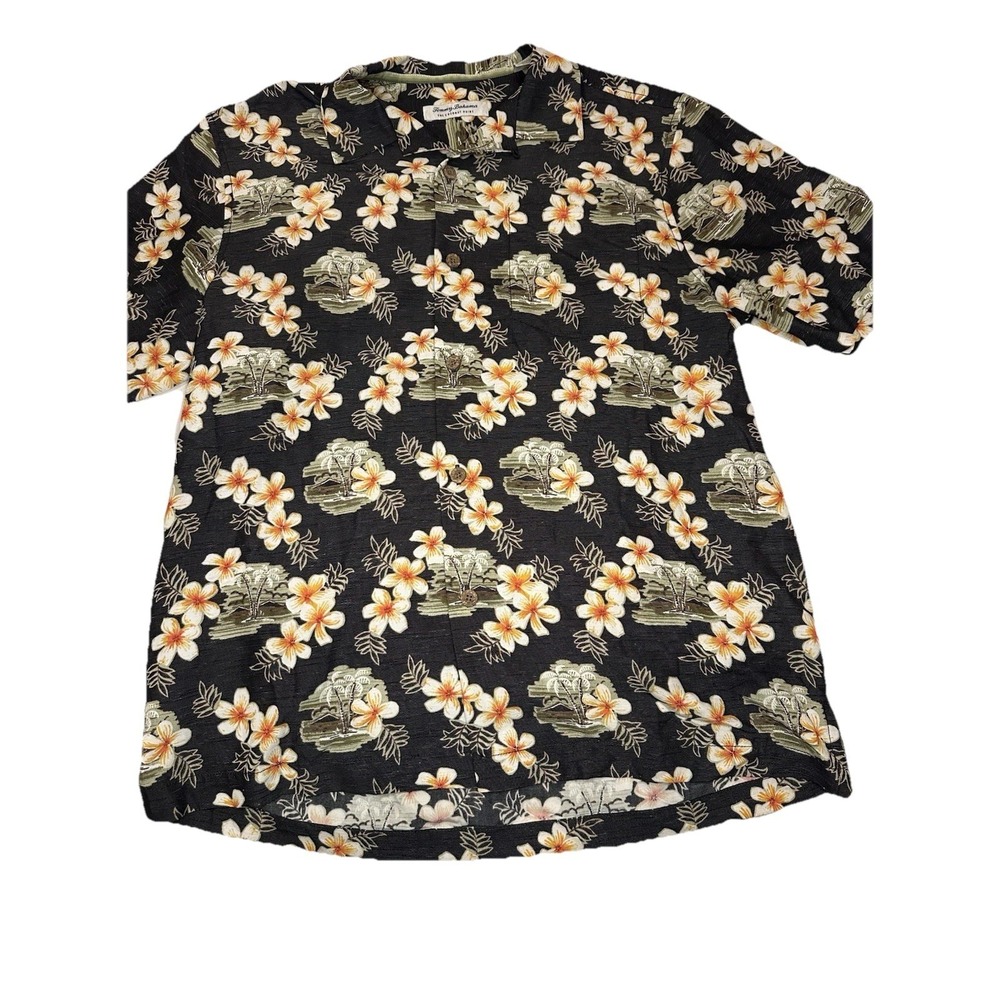 Tommy Bahama The Coconut Point Hawaiian Shirt Mens Med Palm Tree Tropical Beach